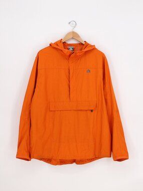 Vintagw NIKE ACG Anorak Windbreaker Men’s Orange Quarter 1/4 Zip Y2K Size L
